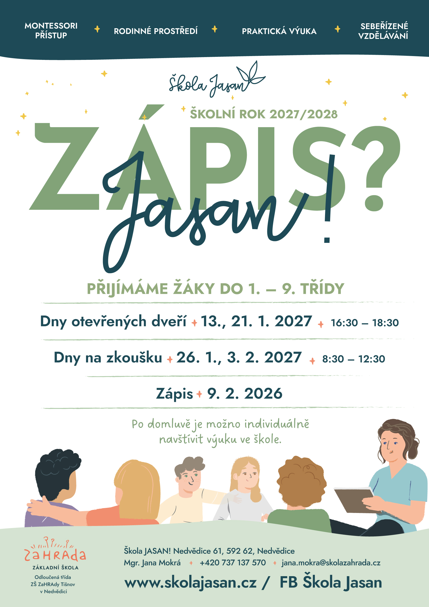 Zápis do JASANU 2027/2028